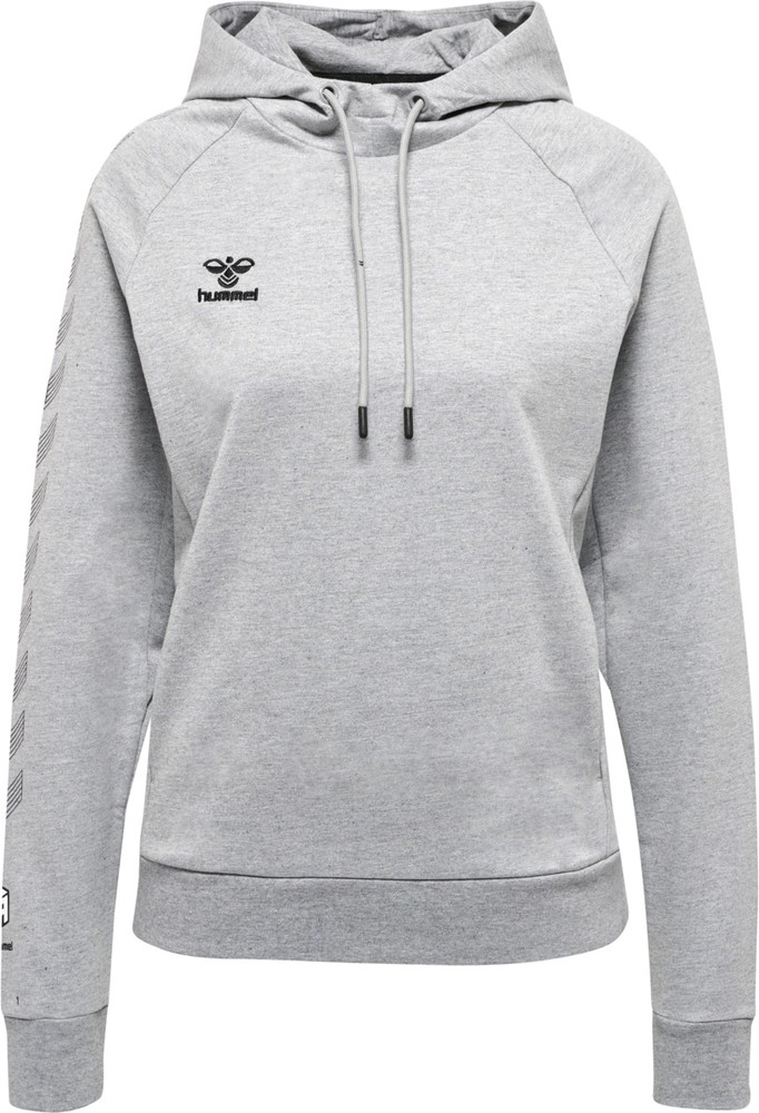 HummelDamenHoodieHmlmoveGridCottonHoodieWomanGreyMelange-XXL