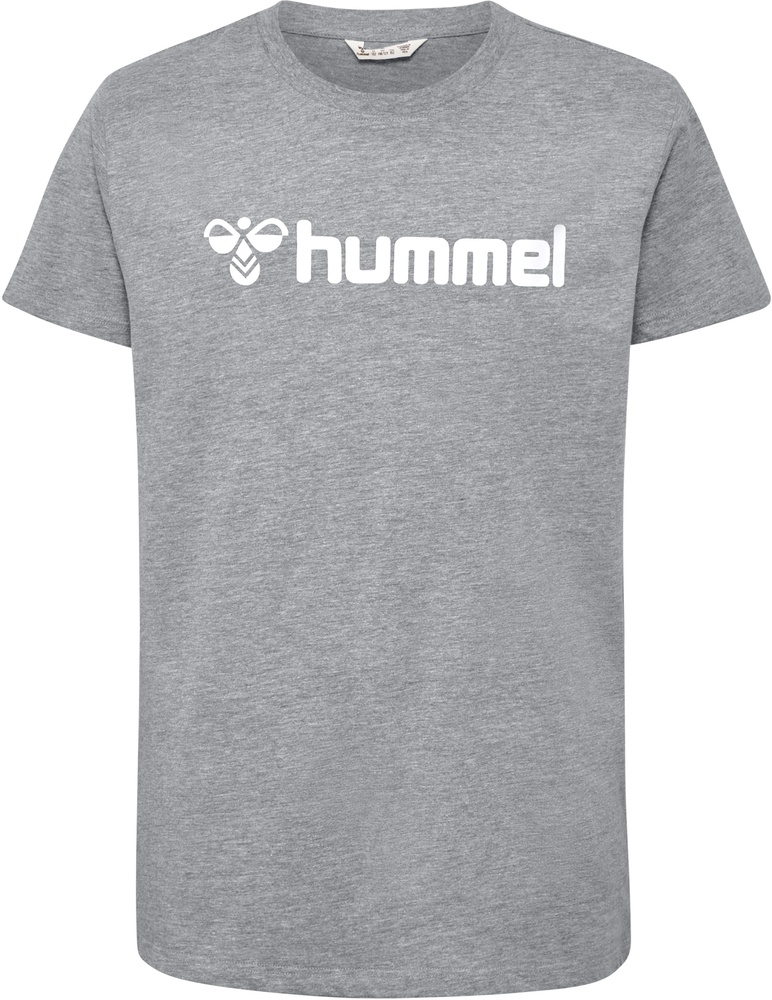 HummelKinderT-ShirtTopHmlgo20LogoT-ShirtSSKidsGreyMelange-116