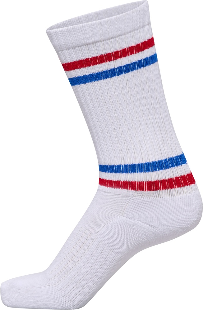 HummelSocken3-PackSocksChevronHighRetro225373WhiteBarbadoscherryEdenSkyd-35-38