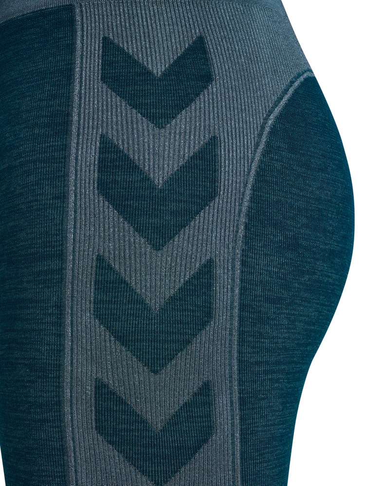 HummelDamenLeggingsCleaSeamlessMidWaistTights210511DarkSea-L