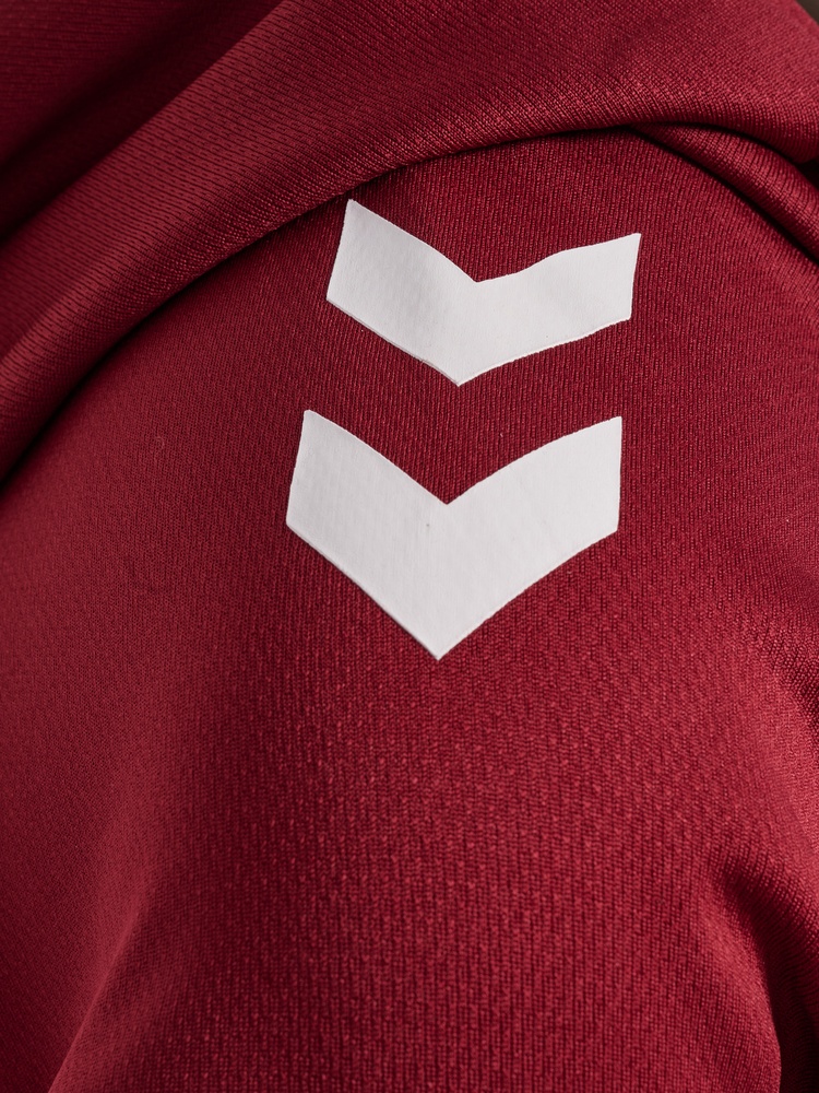 HummelDamenLead20ZipHoodie223761TrueRedMaroon-XXL