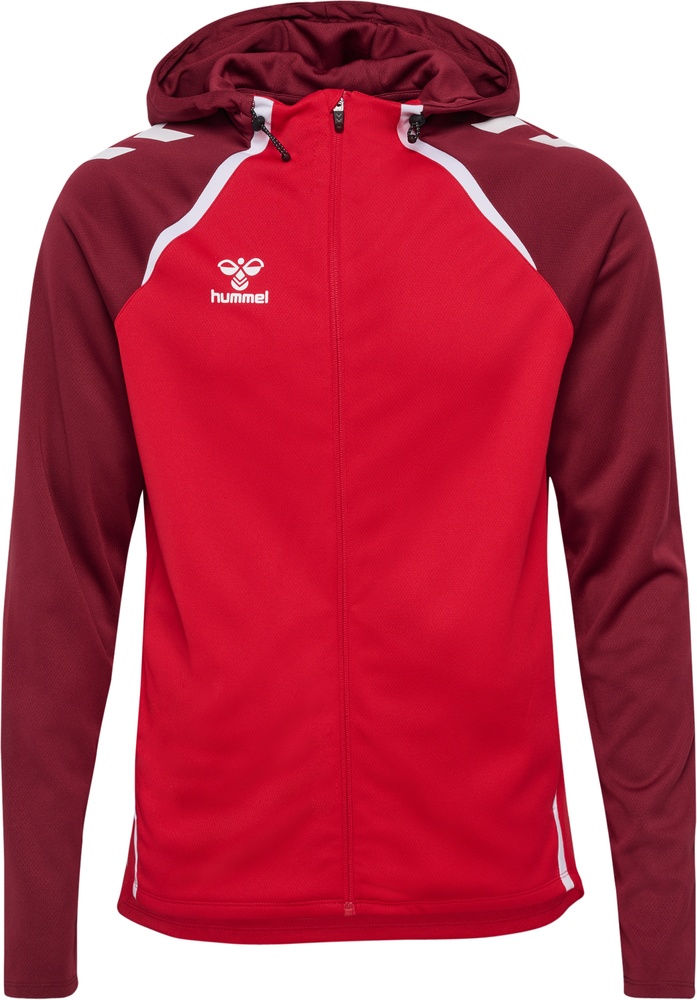 HummelLead20ZipHoodie223759TrueRedMaroon-XXL