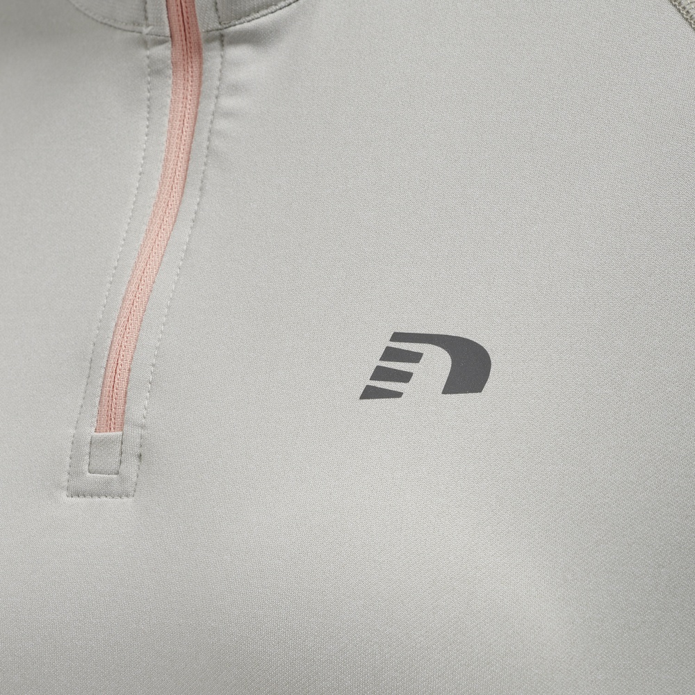 NewlineDamenT-ShirtWomen12ZipLSOysterMushroomMelange-XXL