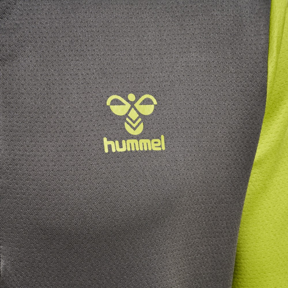 HummelHalf-ZipSweatshirtHmlongrid12ZipPolySweatForgedIronDarkCitron-XXL