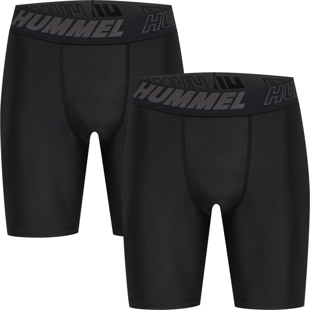 HummelShortLeggingsHmlteTopaz2-PackTightShortsBlackBlack-XXL
