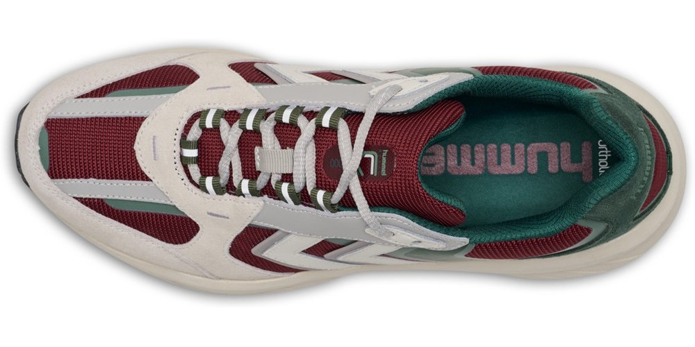 HummelSneakerflachReachLx6000UrbanWhiteWindsorWine-36