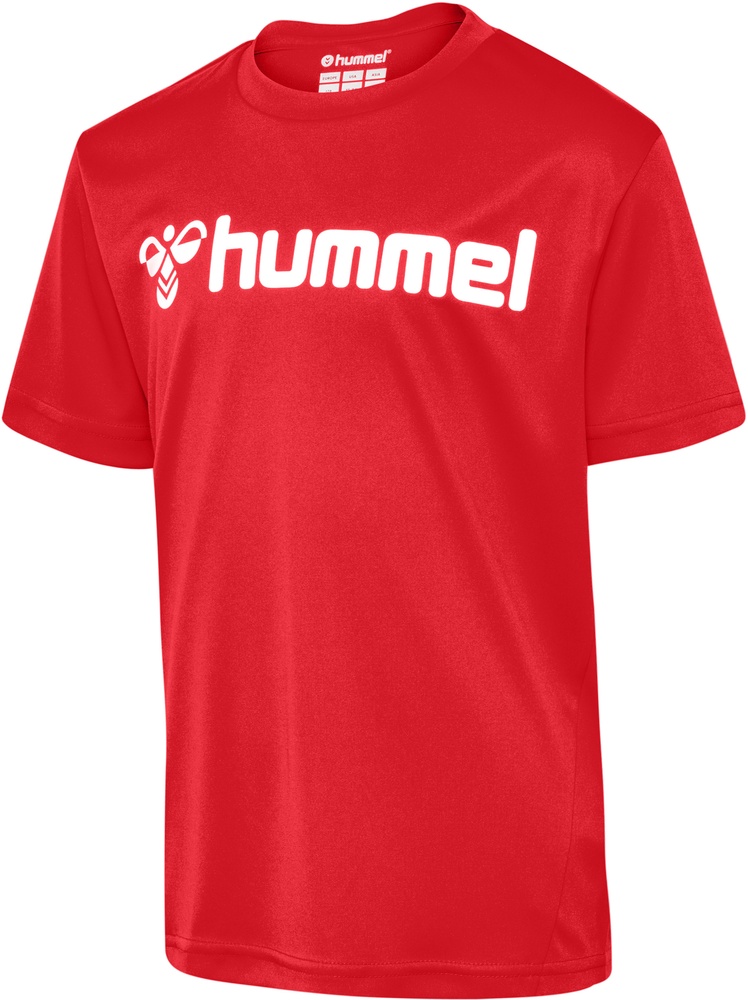 HummelKinderT-ShirtTopHmllogoJerseySSKidsTrueRed-116