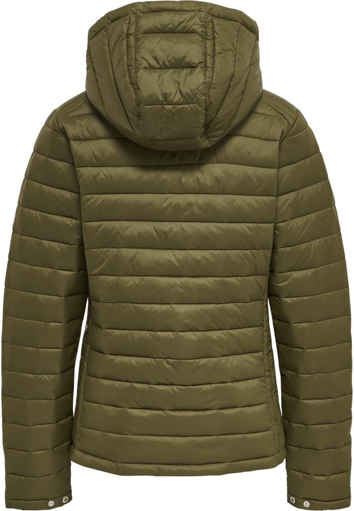 HummelDamenJackeHmlredQuiltedHoodJacketWomanDarkOlive-XXL