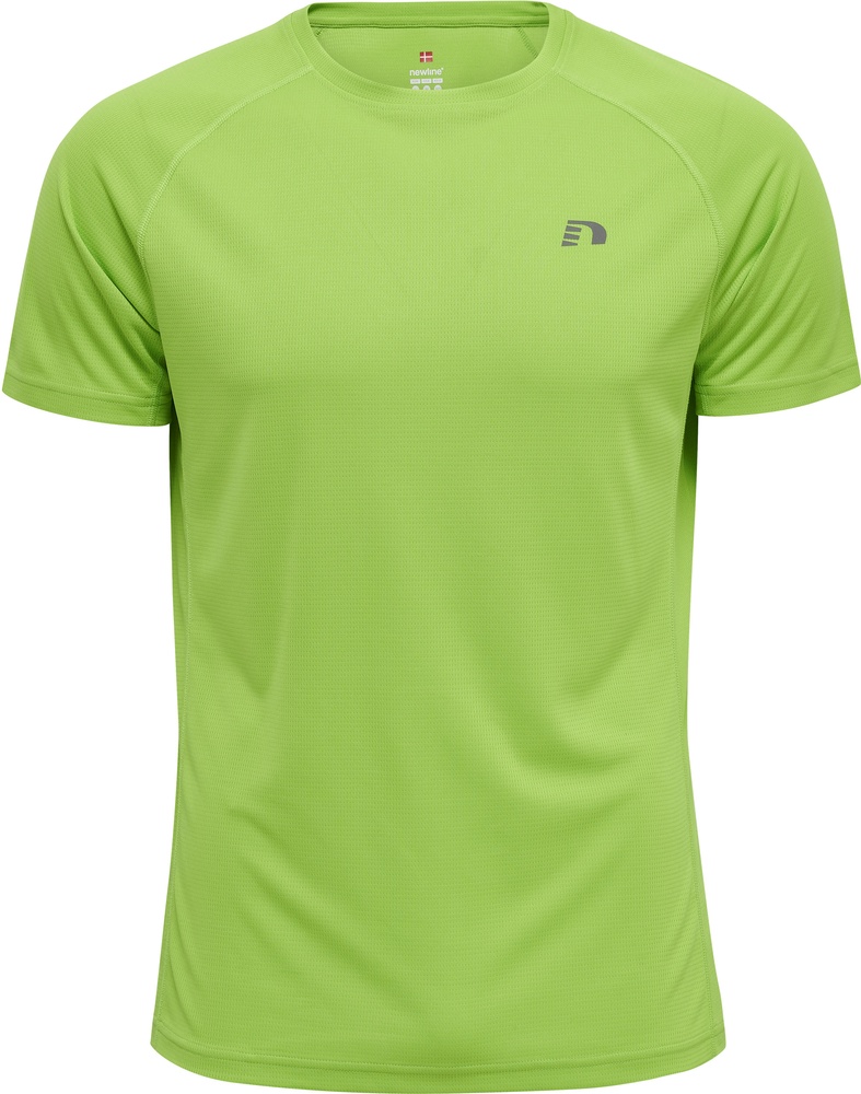 NewlineT-ShirtTopMenSCoreRunningT-ShirtSSGreenFlash-XXL