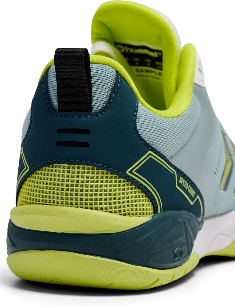 HummelHallenschuhe-HandballSpeedCourt228236WhiteGreenYellow-36