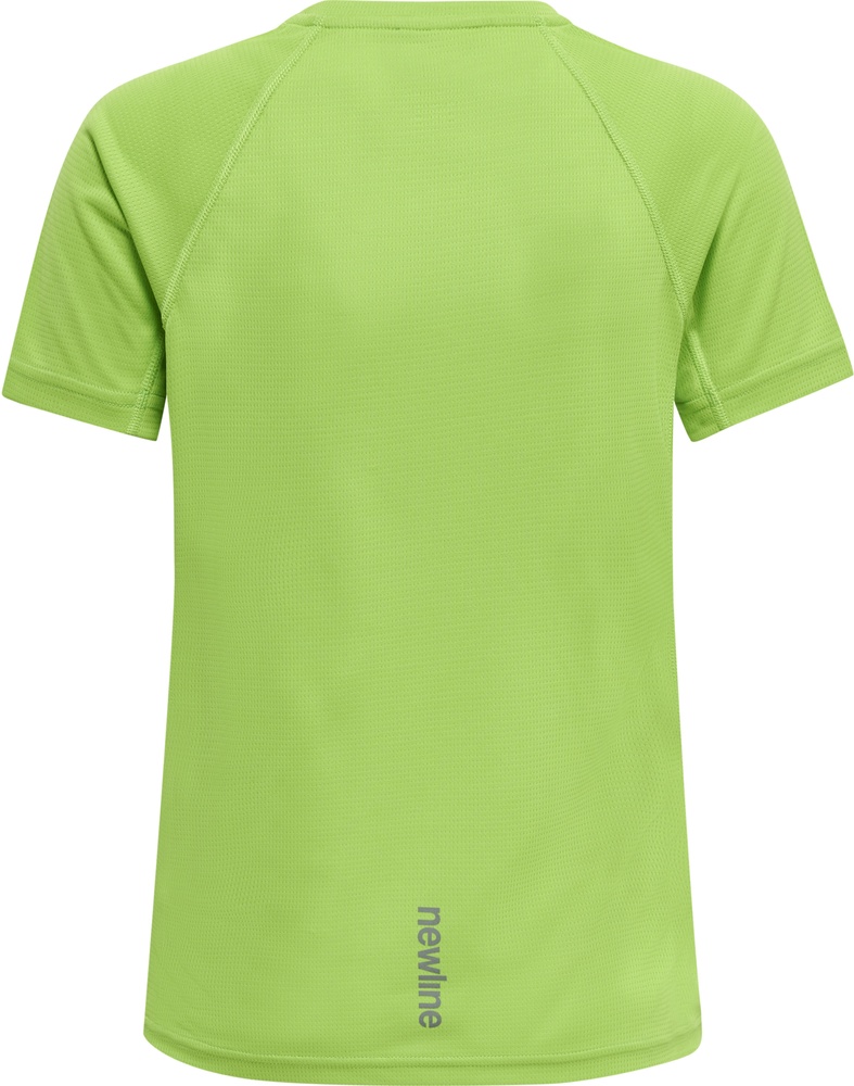 NewlineKinderT-ShirtTopKidsCoreRunningT-ShirtSSGreenFlash-128