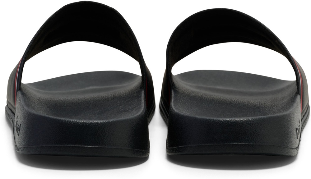 HummelBadeschuhePoolSlideRt228340BlackWhiteRed-36