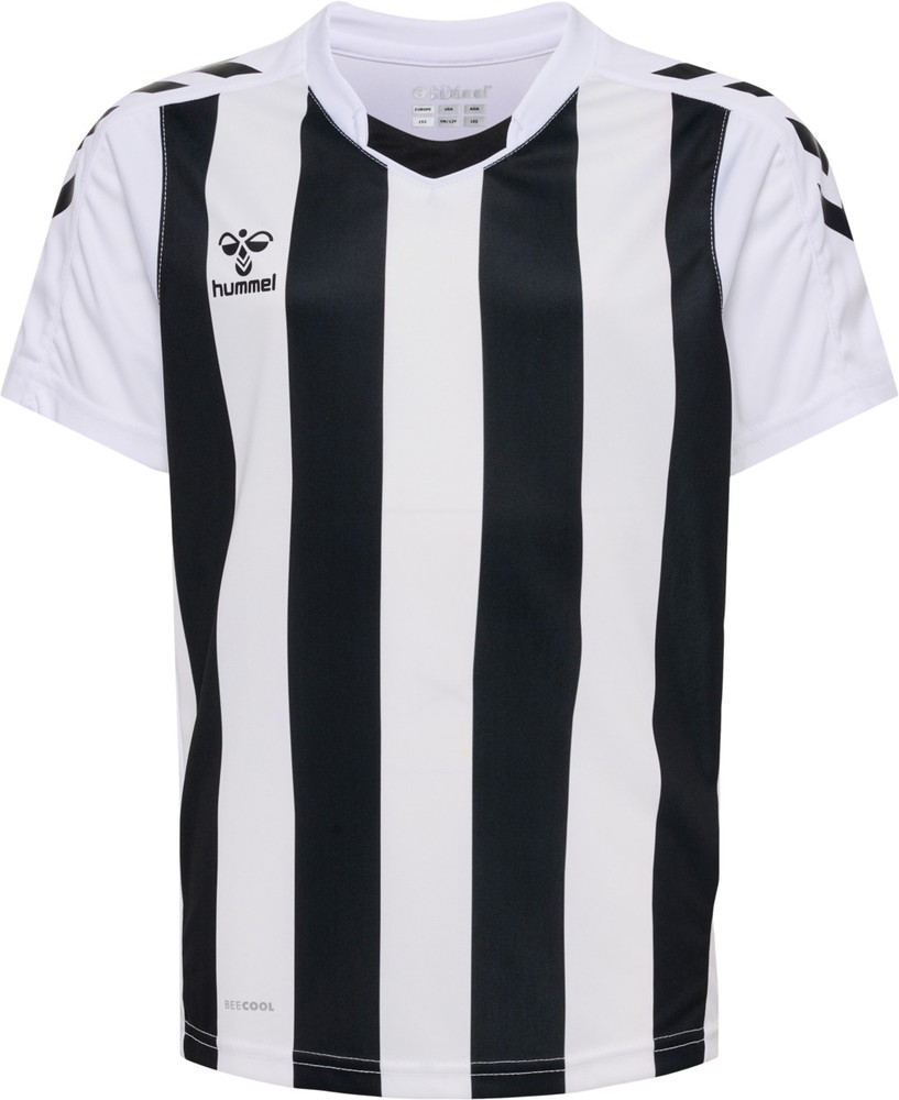 HummelKinderTrikotKurzarmHmlcoreXkStripedJerseyKidsSSWhiteBlack-116