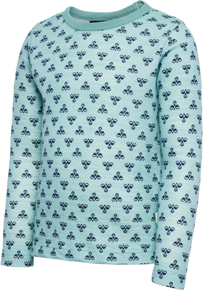 HummelKinderLongsleeveHmlvilmoT-ShirtLSMineralBlue-104