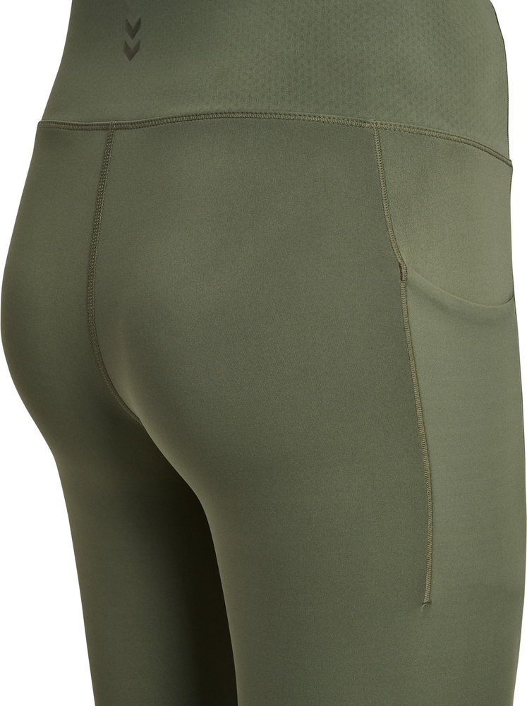 HummelDamenLeggingsHiitIntensityHighWaistTights230084DeepLichenGreen-L