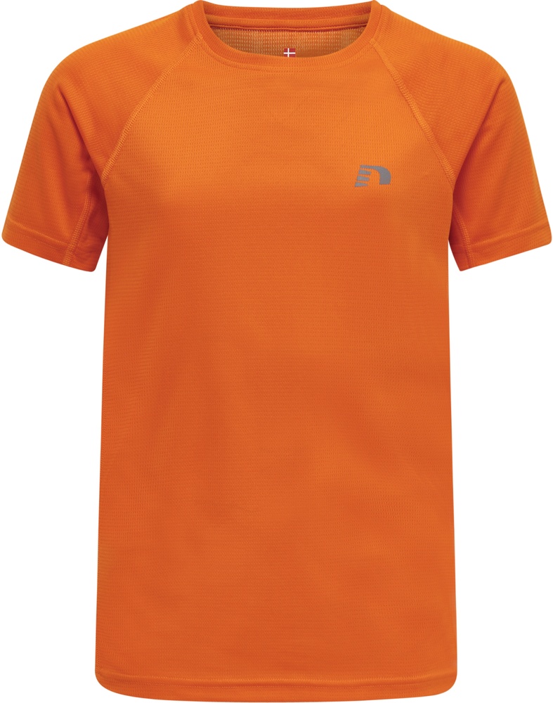 NewlineKinderT-ShirtTopKidsCoreRunningT-ShirtSSOrangeTiger-128