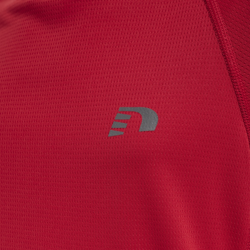 NewlineKinderT-ShirtTopKidsCoreRunningT-ShirtSSTangoRed-128