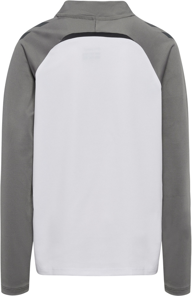 HummelKinderTrainingsjackeLead20HalfZip223747WhiteSteelGray-116-ca6Jahre
