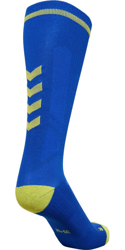 HummelSockenEliteIndoorSockHighTrueBlueBlazingYellow-27-30