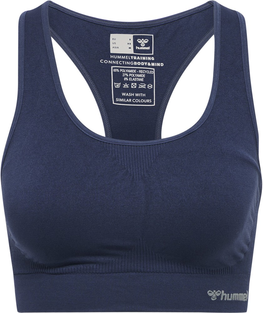 HummelDamenSportTopHmltifSeamlessSportsTopBlackIris-L