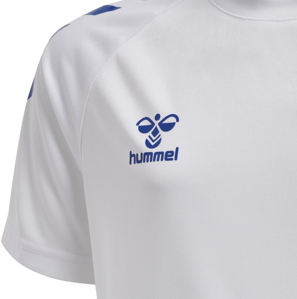 HummelKinderT-ShirtHmlcoreXkCorePolyT-ShirtSSKidsWhiteTrueBlue-116