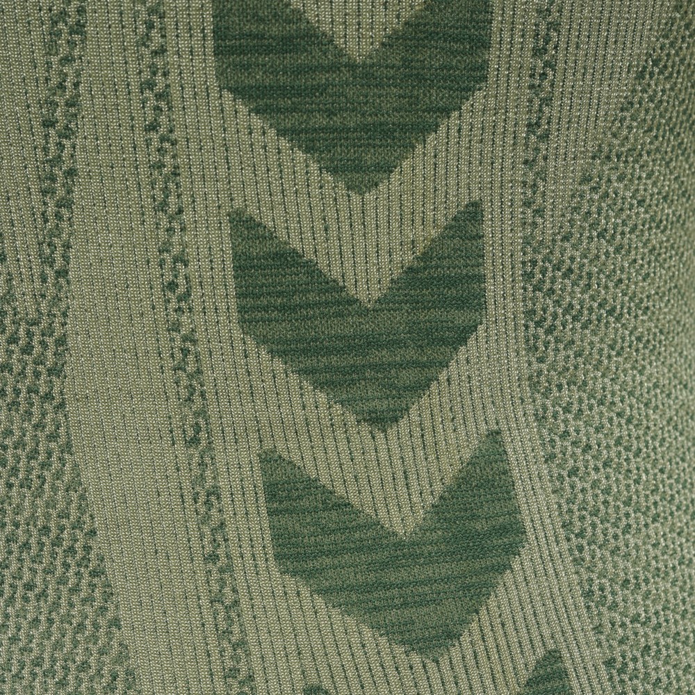 HummelDamenT-ShirtHmlcleaSeamlessTightT-ShirtLaurelWreathLilyPadMelange-L