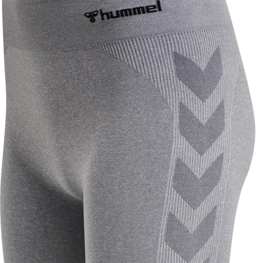 HummelDamenLeggingsHmlciSeamlessMidWaistTightsGreyMelange-L