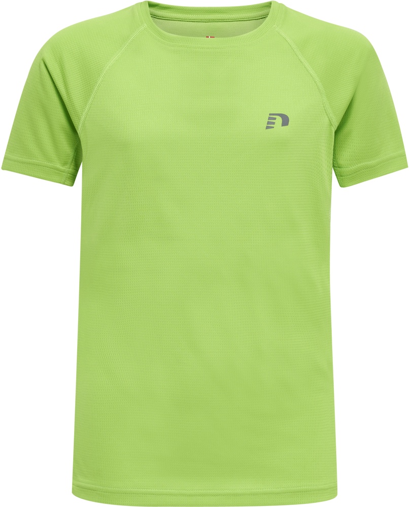 NewlineKinderT-ShirtTopKidsCoreRunningT-ShirtSSGreenFlash-128