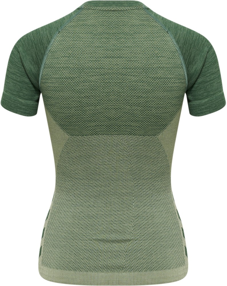 HummelDamenT-ShirtHmlcleaSeamlessTightT-ShirtLaurelWreathLilyPadMelange-L