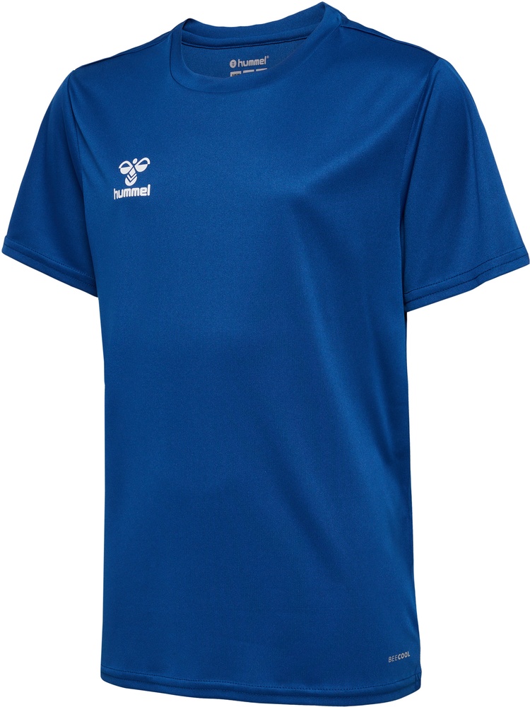 HummelKinderT-ShirtTopHmlessentialJerseySSKidsTrueBlue-104