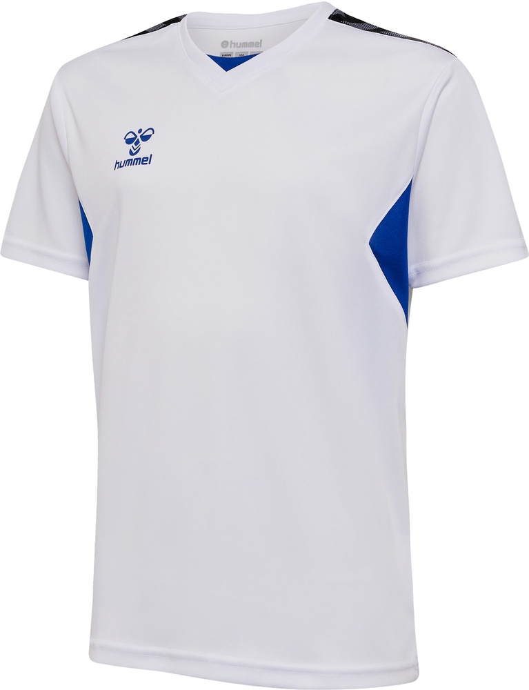 HummelKinderT-ShirtTopHmlauthenticPlJerseySSKidsWhiteTrueBlue-116