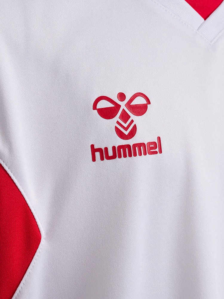 HummelKinderT-ShirtTopHmlauthenticPlJerseySSKidsWhiteTrueRed-116