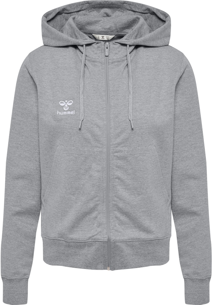 HummelDamenTrainingsjackeHmlgo20ZipHoodieWomanGreyMelange-XXL
