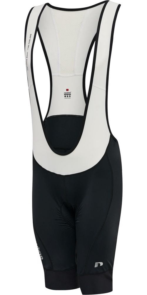 NewlineShortsMensCoreBikePanelBibShortsBlackWhite-XXL