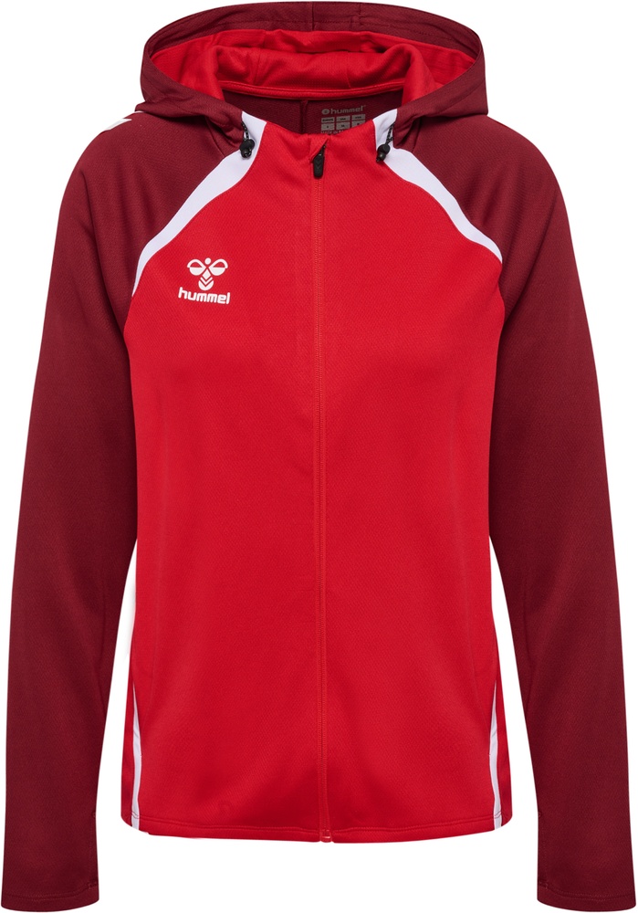 HummelDamenLead20ZipHoodie223761TrueRedMaroon-XXL