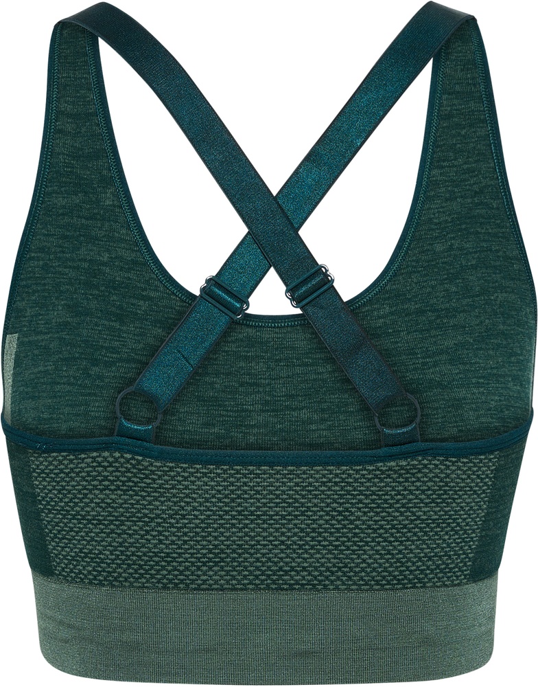 HummelDamenT-ShirtTopHmlcleaSeamlessSportsTopGreenGablesGardenTopiaryMe-L