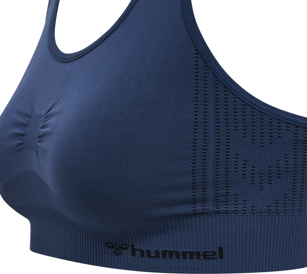 HummelDamenSportTopHmlshapingSeamlessSportsTopInsigniaBlue-L