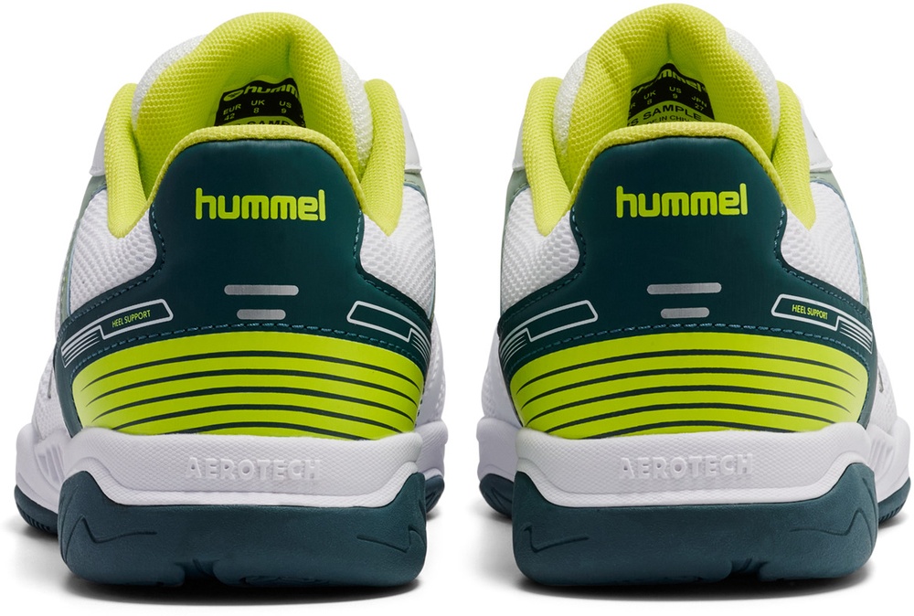 HummelHallenschuhe-HandballCourtControlIi225341WhiteGreenYellow-36