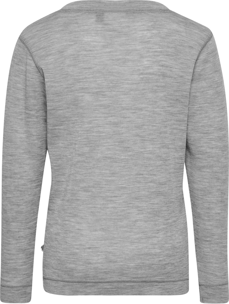 HummelKinderWoolRibT-ShirtLongsleeve229420GreyMelange-98-ca3Jahre