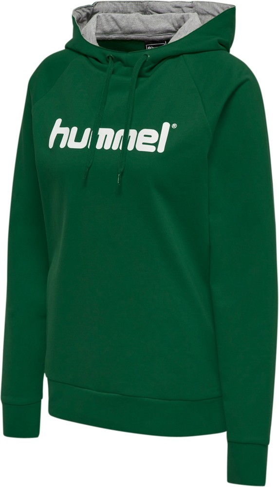 HummelDamenHoodieHmlgoCottonLogoHoodieWomanEvergreen-XXL