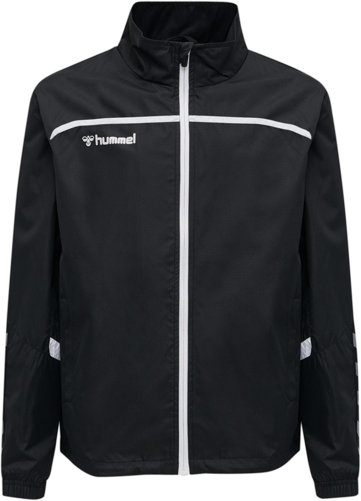 HummelKinderJackeHmlauthenticKidsTrainingJacketBlackWhite-116