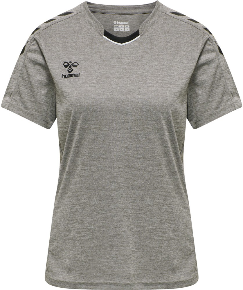HummelDamenTrikotKurzarmHmlcoreXkPolyJerseySSWomanGreyMelange-XXL