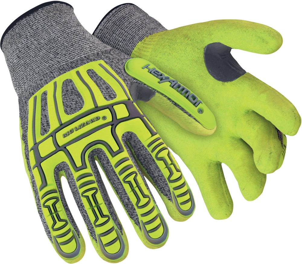 HexArmorSchutzhandschuheSchutzhandschuhHexarmorRigLizard2090X60648GrauGrn-5