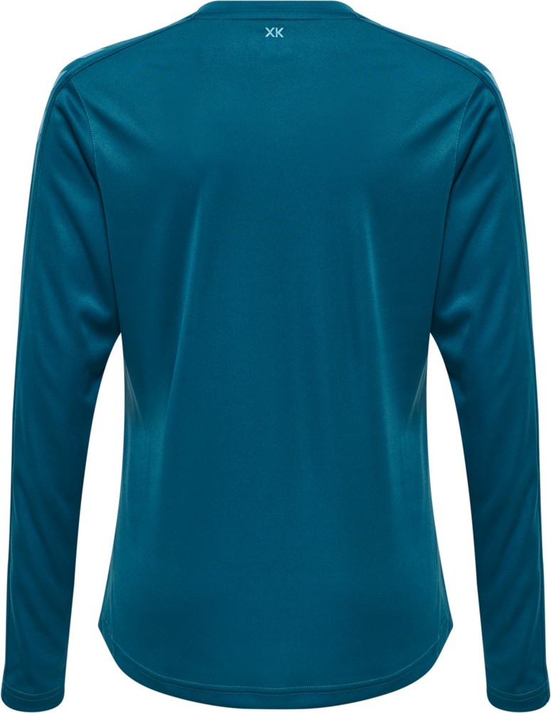 HummelKinderTrikotLangarmHmlcoreXkPolyJerseyLSKidsBlueCoral-116