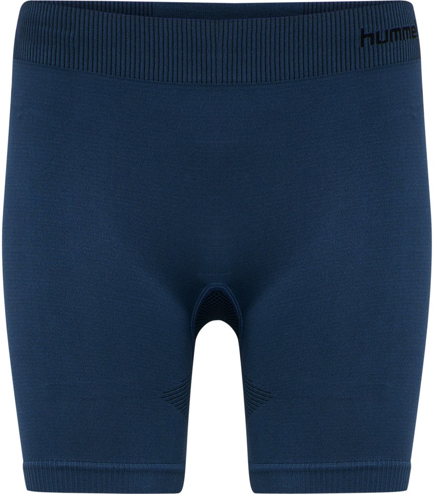 HummelDamenShortLeggingsHummelFirstSeamlessTrainingShortTightsWomanDarkDenim-ML