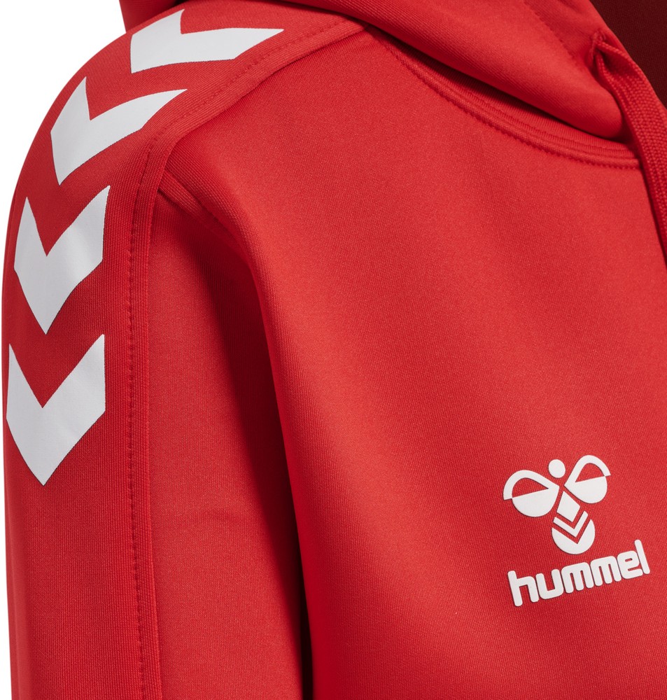 HummelDamenHoodieHmlcoreXkPolySweatHoodieWomanTrueRed-XXL