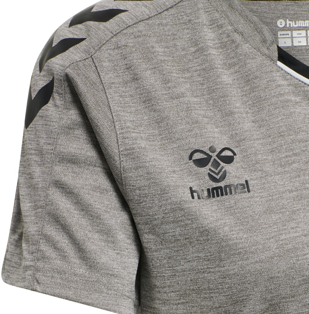 HummelDamenTrikotKurzarmHmlcoreXkPolyJerseySSWomanGreyMelange-XXL