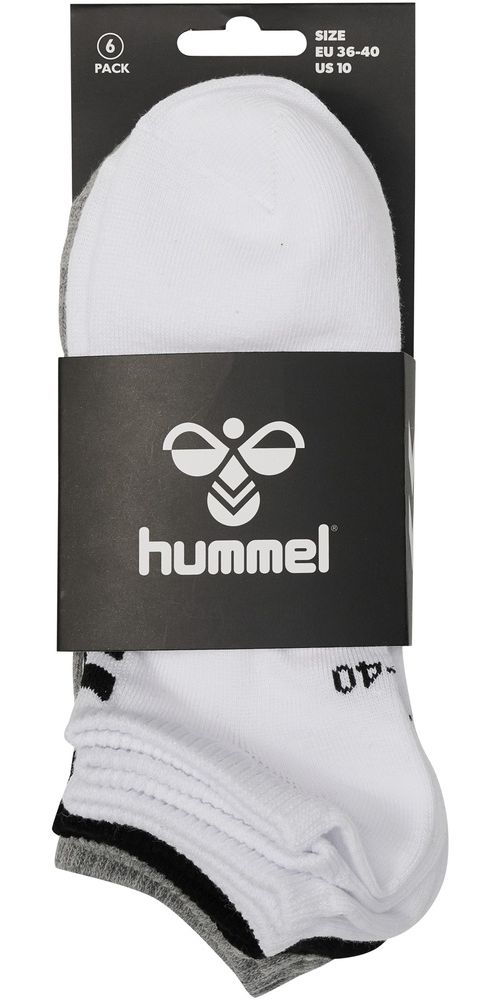 HummelSockenHmlchevron6-PackAnkleSocks213250BlackWhiteGrey-10