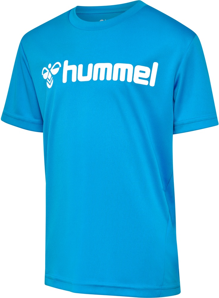 HummelKinderT-ShirtTopHmllogoJerseySSKidsDivaBlue-116