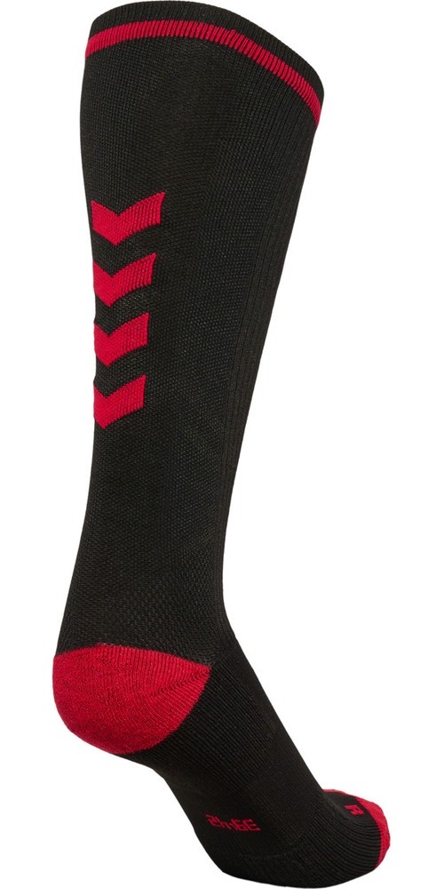 HummelSockenEliteIndoorSockHighBlackRed-27-30